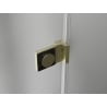 Mexen Lunar-B porte de douche pivotantes droit 75 cm, transparent, or brossé - 832-075-000-55-00-P