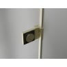 Mexen Lunar-B porte de douche pivotantes droit 75 cm, transparent, or brossé - 832-075-000-55-00-P