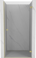 Mexen Lunar-B porte de douche pivotante droite 75 cm, transparent, doré brossé - 832-075-000-55-00-P