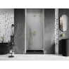 Mexen Lunar-B porte de douche pivotantes droit 75 cm, transparent, or brossé - 832-075-000-55-00-P