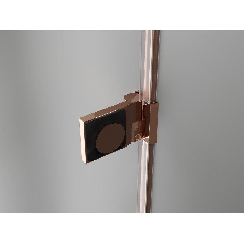 Mexen Lunar-B porte de douche pivotante droite 95 cm, transparent, or rose - 832-095-000-60-00-P