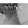 Mexen Kioto paroi de douche autoportante 130 x 200 cm, motif blanc 8 mm, blanche - 800-130-002-20-85