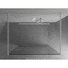 Mexen Kioto paroi de douche autoportante 130 x 200 cm, motif blanc 8 mm, blanche - 800-130-002-20-85
