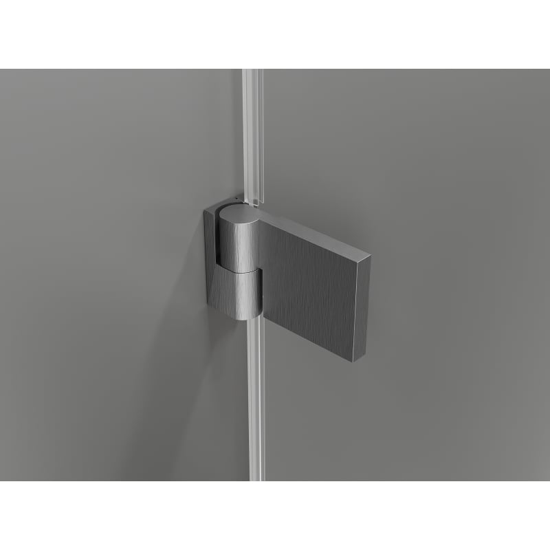 Mexen Lunar-B porte de douche pivotante droite 60 cm, transparent, gris canon brossé - 832-060-000-66-00-P