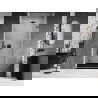 Mexen Lunar-B portes de douche pivotantes à droite 70 cm, transparent, gris pistolet brossé - 832-070-000-66-00-P
