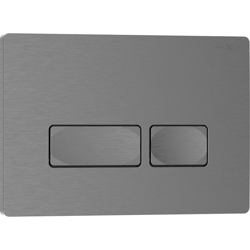 Mexen Tex 04 bouton de chasse, gun gray brossé - 6104-12
