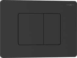 Mexen Tex 05 bouton de chasse d'eau en acier inoxydable, noir mat - 6105-02