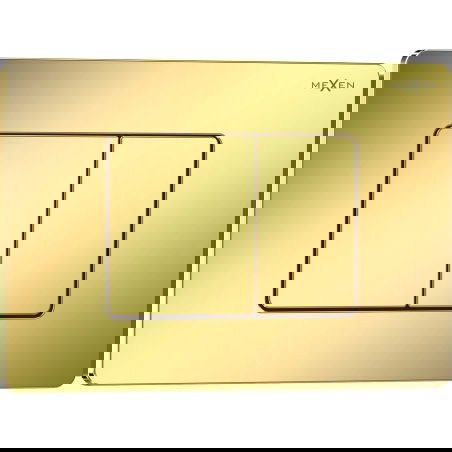 Mexen Tex 05 bouton de chasse en acier inoxydable, or champagne brillant - 6105-08