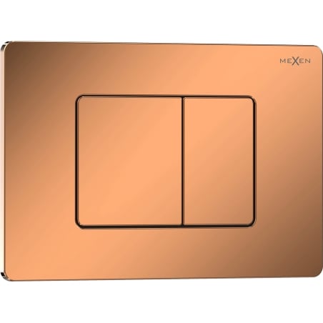 Bouton de chasse Mexen Tex 05 en acier inoxydable, or rose brillant - 6105-09
