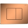 Bouton de chasse Mexen Tex 05 en acier inoxydable, or rose brillant - 6105-09