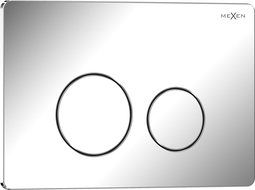 Mexen Tex 06 bouton de chasse inox, chrome brillant - 6106-03