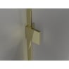 Mexen Lunar L porte de douche pivotante droite 90 cm, transparentes, dorées - 834L-090-000-50-00-P