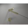 Mexen Lunar L porte de douche pivotante droite 90 cm, transparentes, dorées - 834L-090-000-50-00-P