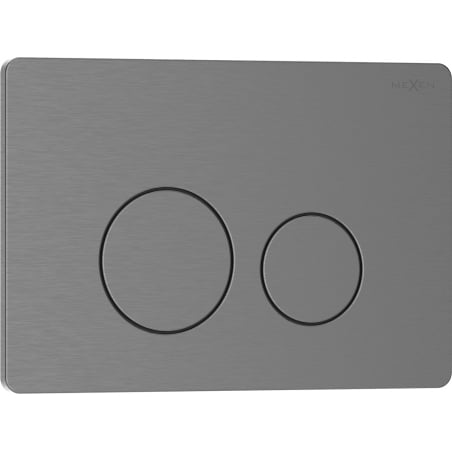 Mexen Tex 06 bouton de chasse en acier inoxydable, gun gray brossé - 6106-12