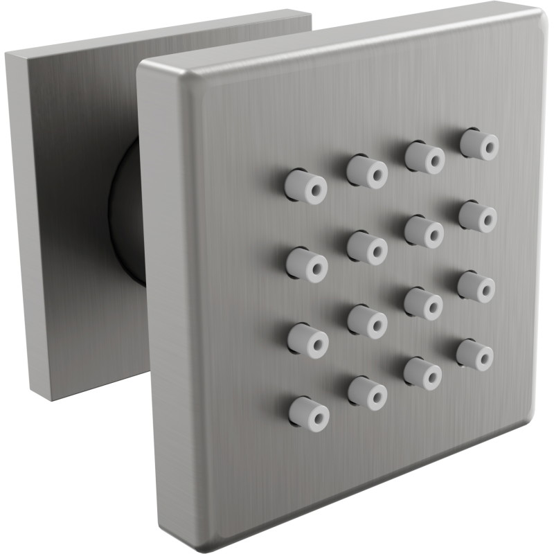 Mexen buse latérale en applique, gris canon brossé - 79360-66