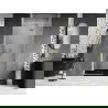 Porte de douche battante droite Mexen Lunar L 80 cm, transparente, or brossé - 834L-080-000-55-00-P