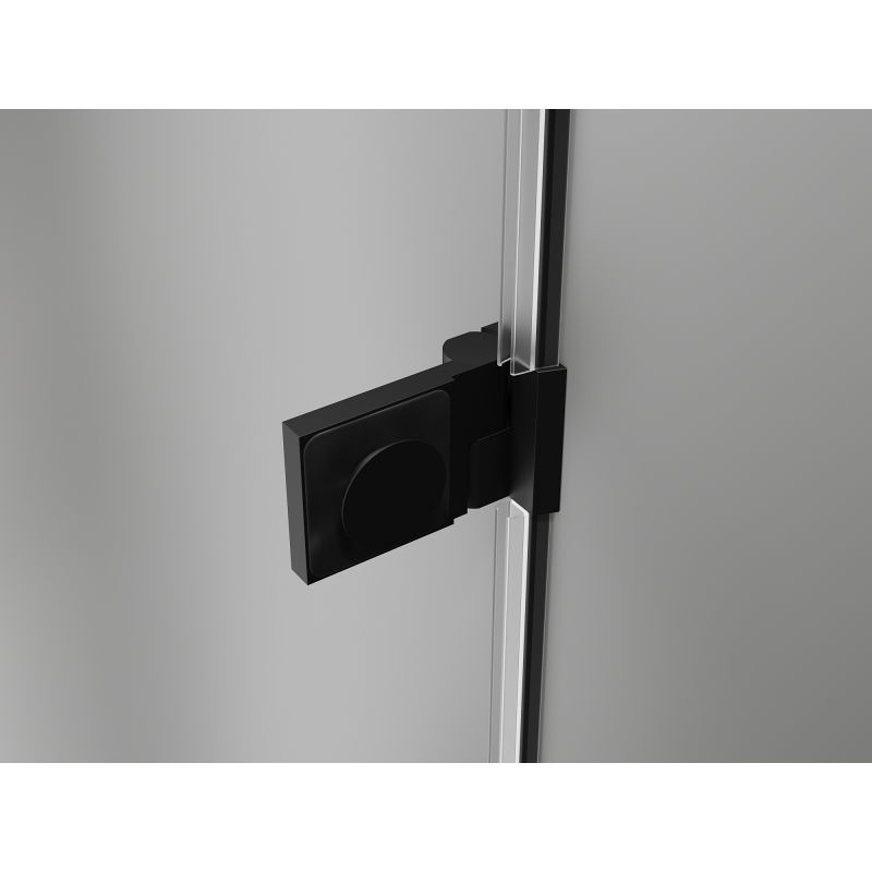 Mexen Lunar-B porte de douche pivotante droite 60 cm, transparent, noir - 832-060-000-70-00-P
