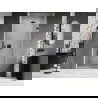 Mexen Lunar-B porte de douche pivotantes droite 60 cm, transparent, noir - 832-060-000-70-00-P