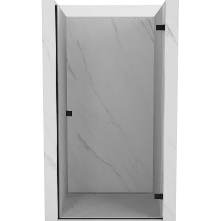 Mexen Lunar-B porte de douche à battant droite 65 cm, transparent, noir - 832-065-000-70-00-P