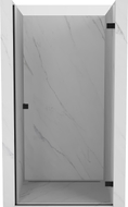 Mexen Lunar-B porte de douche pivotante droite 75 cm, transparent, noir - 832-075-000-70-00-P