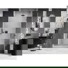 Porte de douche battante Mexen Lunar-B droite 85 cm, transparent, noir - 832-085-000-70-00-P