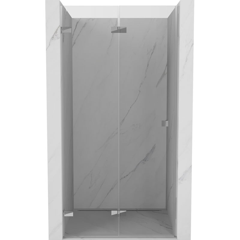 Mexen Lunar-F portes de douche pliantes à gauche 90 cm, transparent, chrome - 836-090-000-01-00-L