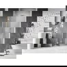 Mexen Lunar-F portes de douche pliantes gauches 85 cm, transparent, blanc - 836-085-000-20-00-L