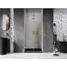 Mexen Lunar-F porte de douche pliantes gauche 65 cm, transparentes, or brossé - 836-065-000-55-00-L