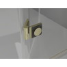 Mexen Lunar-F porte de douche pliante gauche 75 cm, transparent, or brossé - 836-075-000-55-00-L
