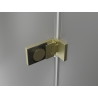 Mexen Lunar-F porte de douche pliante gauche 75 cm, transparent, or brossé - 836-075-000-55-00-L