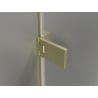 Mexen Lunar-F porte de douche pliable gauche 80 cm, transparent, doré brossé - 836-080-000-55-00-L