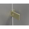 Mexen Lunar-F porte de douche pliable gauche 80 cm, transparent, doré brossé - 836-080-000-55-00-L