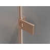 Mexen Lunar-F porte de douche pliante gauche 75 cm, transparent, cuivre brossé - 836-075-000-65-00-L