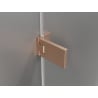 Mexen Lunar-F porte de douche pliable gauche 75 cm, transparent, cuivre brossé - 836-075-000-65-00-L