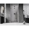 Mexen Lunar-F porte de douche pliable gauche 75 cm, transparent, gris canon brossé - 836-075-000-66-00-L