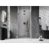 Mexen Lunar-F porte de douche pliante gauche 85 cm, transparent, gris canon brossé - 836-085-000-66-00-L