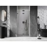 Mexen Lunar-F porte de douche pliante gauche 95 cm, transparent, gris canon brossé - 836-095-000-66-00-L