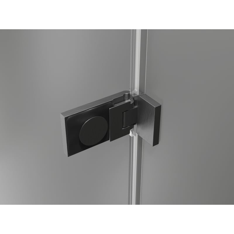 Mexen Lunar-F porte de douche pliantes gauche 95 cm, transparent, gris canon brossé - 836-095-000-66-00-L