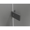 Mexen Lunar-F porte de douche pliable gauche 60 cm, transparent, métal canon - 836-060-000-95-00-L