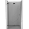 Mexen Lunar-F porte de douche pliante gauche 65 cm, transparent, métal gun - 836-065-000-95-00-L