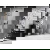 Portes de douche pliantes Mexen Lunar-F gauche 70 cm, transparent, gun metal - 836-070-000-95-00-L