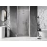 Mexen Lunar-F porte de douche pliante gauche 65 cm, transparent, nickel brossé - 836-065-000-97-00-L