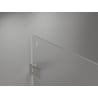 Mexen Lunar-F porte de douche pliante gauche 65 cm, transparent, nickel brossé - 836-065-000-97-00-L