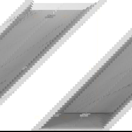 Mexen Lunar-F porte de douche pliable gauche 70 cm, transparent, nickel brossé - 836-070-000-97-00-L