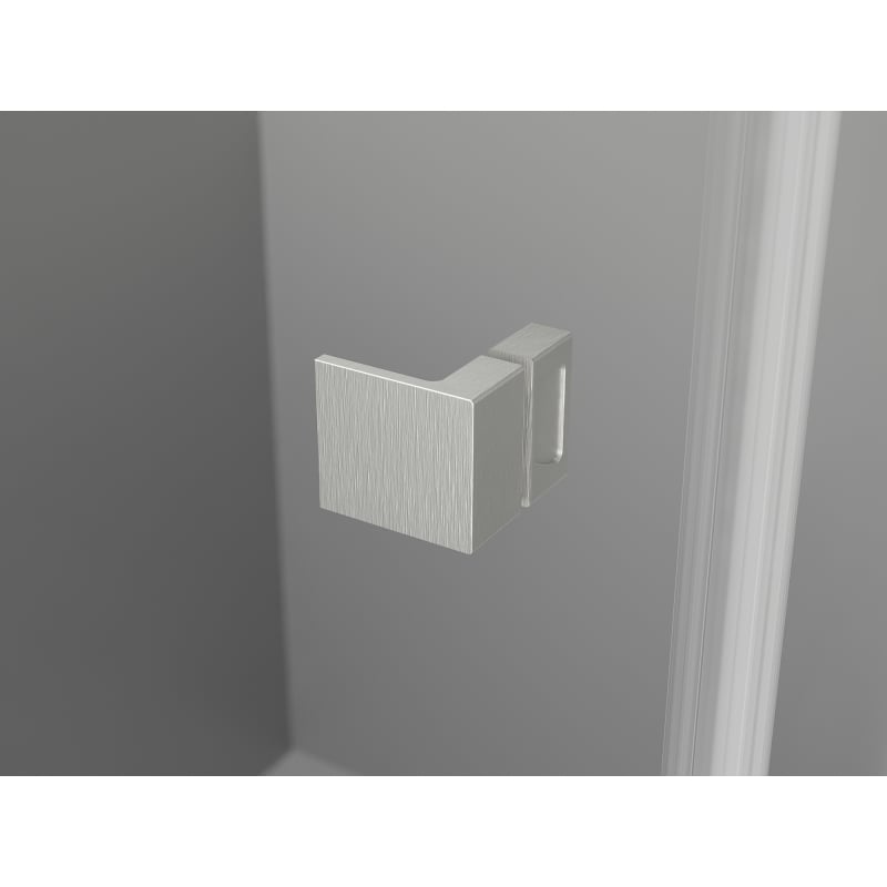 Mexen Lunar-F porte de douche pliante gauche 100 cm, transparent, nickel brossé - 836-100-000-97-00-L