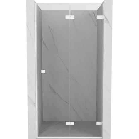 Mexen Lunar-F porte de douche pliable droite 70 cm, transparent, blanc - 836-070-000-20-00-P