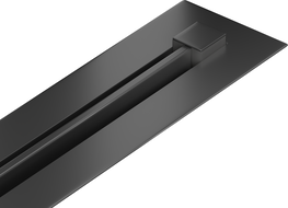 Mexen Flat 360° Slim Caniveau linéaire rotatif super fin 360° Flat 130 cm, noir - 1751130