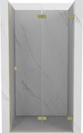 Mexen Lunar-F porte de douche pliante droite 60 cm, transparent, doré brossé - 836-060-000-55-00-P