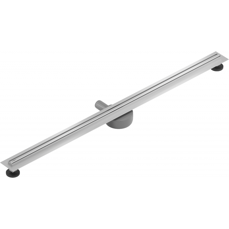 Mexen Flat 360° Slim caniveau linéaire pivotant 140 cm, inox - 1041140