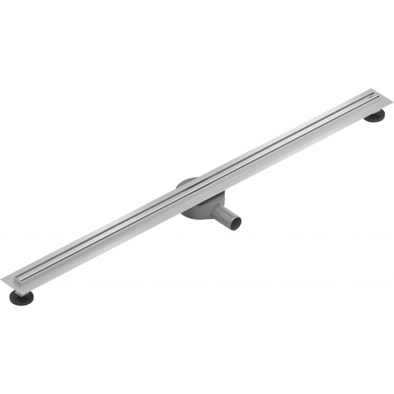 Mexen Flat 360° Slim caniveau linéaire rotatif 150 cm, inox - 1041150